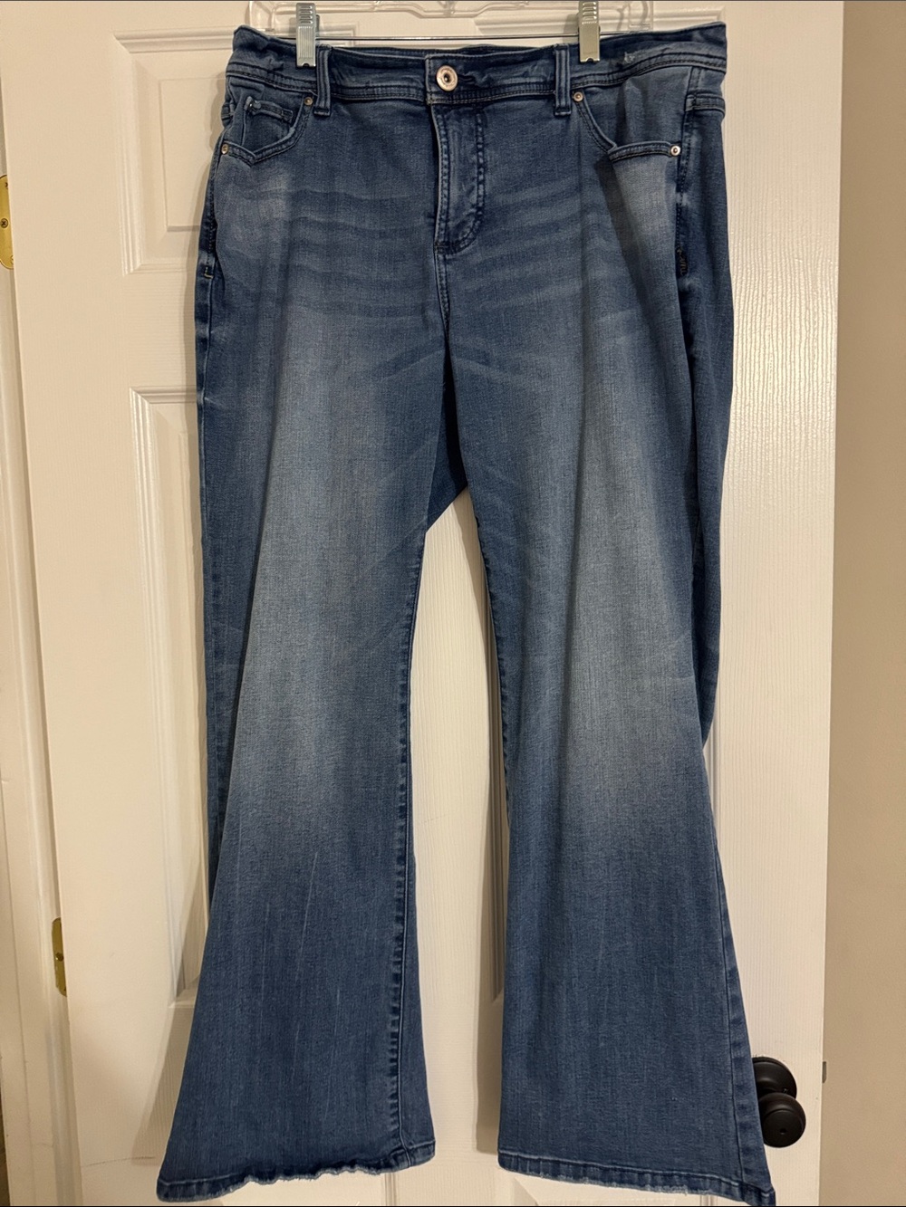 INC International Concepts Women's Blue Flare Jeans